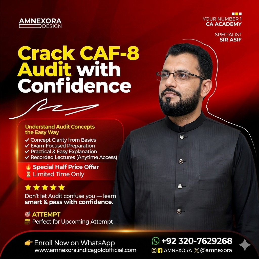 CAF-8 Lectures by Sir Asif